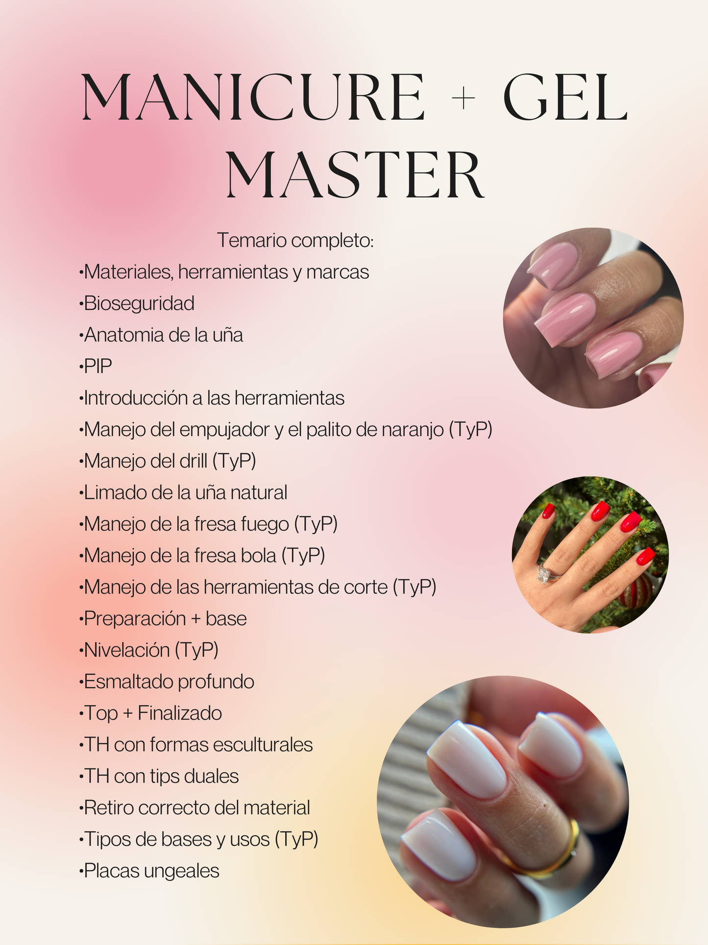 Manicure + Gel Master 🤍